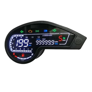 За мотоциклет Универсален LED LCD за измерване на Скоростта С Цифров Подсветка, Километраж за dm200/XR150/CRM250/150GY200