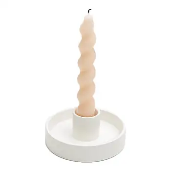 Конусообразный свещник, Керамична Художествен Кръг Свещник от керамика Стоки за дома за кабинета на масичка за кафе