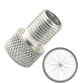 Капачка от гуми към адаптер клапан Schrader, преобразувател на клапани за велосипедни гуми, шапки за колоездене инструменти, съвети за вътрешната тръба, преобразуването на минните работи и